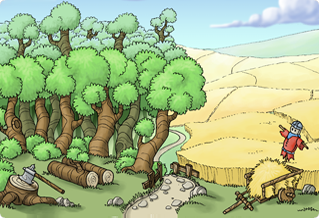 Lumber and crop oasis